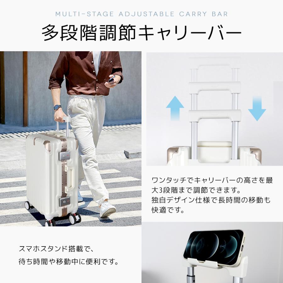 BARGOCH スーツケース 機内持ち込み アルミフレーム 超軽量 大型 超