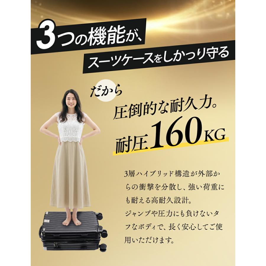 【雑誌登載・人気1位】 スーツケース キャリーケース 機内持ち込み 大容量 耐衝撃 静音 軽量 多機能 カップホルダー USB充電ポート 2泊3日 S/M/Lサイズ 爆買 | BARGOCH | 16