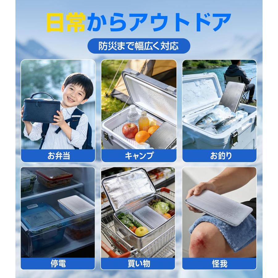 2枚セット】 2026年新発売 保冷剤 ステンレス アイスパック ステンレス