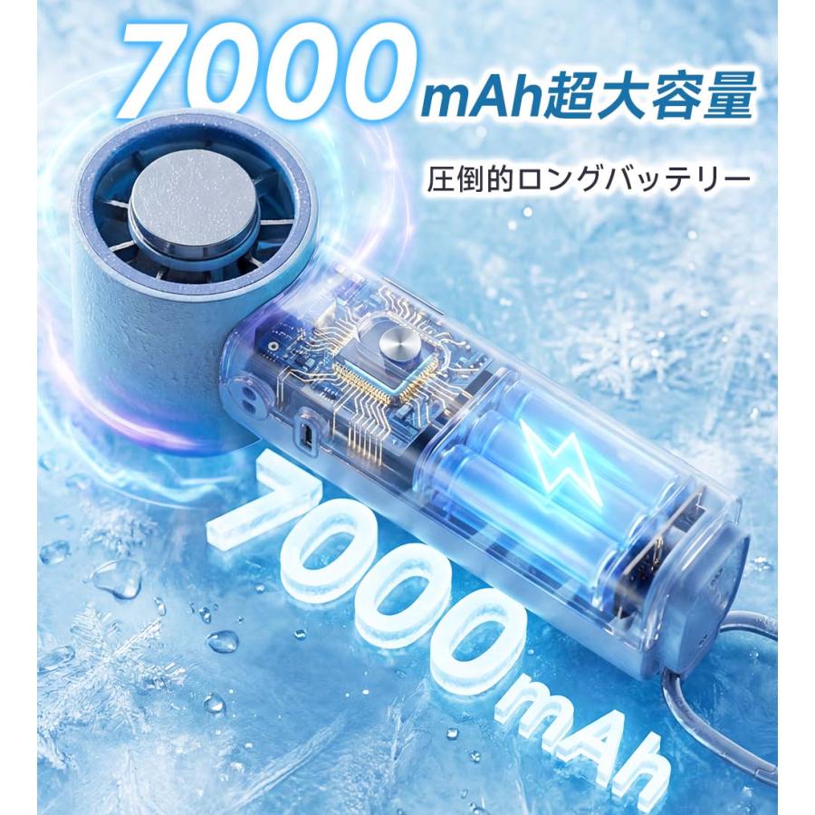 2026年新発売！】 ハンディファン 手持ち扇風機 冷却プレート -28℃冷却