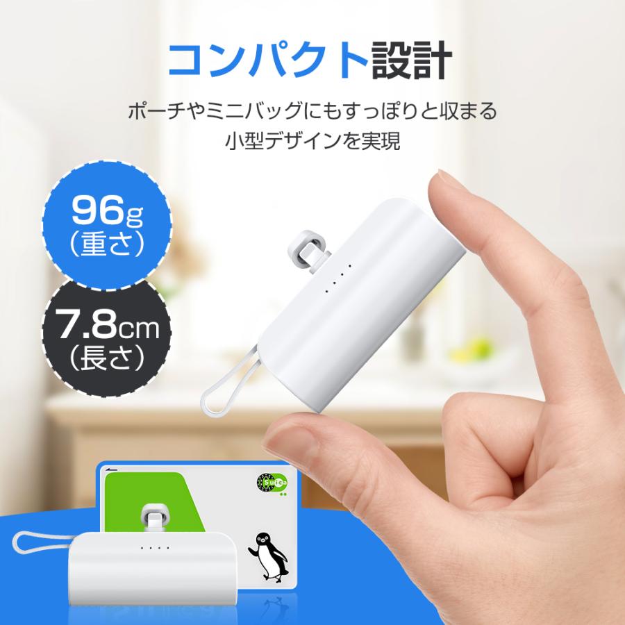 本日限定価格】 モバイルバッテリー 大容量 超軽量 2.1A急速充電 