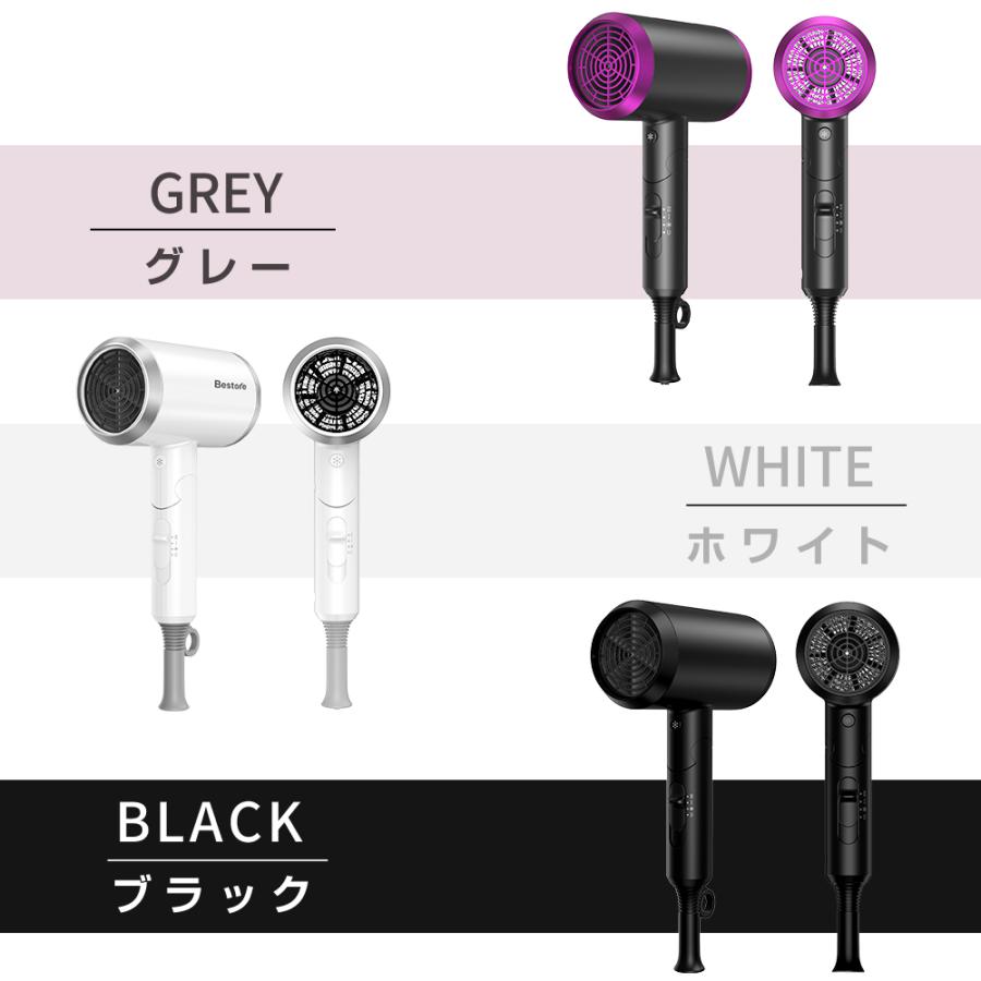BESTORE ヘアドライヤー 大風量 速乾 ドライヤー 高濃度マイナスイオン Bestore ドライヤー ヘアドライヤー 速乾 恒温ヘアケア 大風量