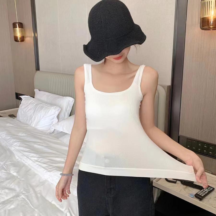 お得三枚セット】 キャミソール カップ付き 下着 インナー