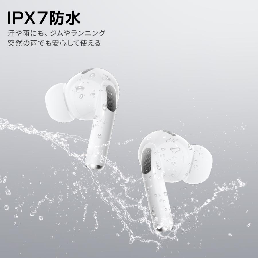 ワイヤレスイヤホン ANC対応 液晶付きイヤホン Bluetooth6.0 ノイズ