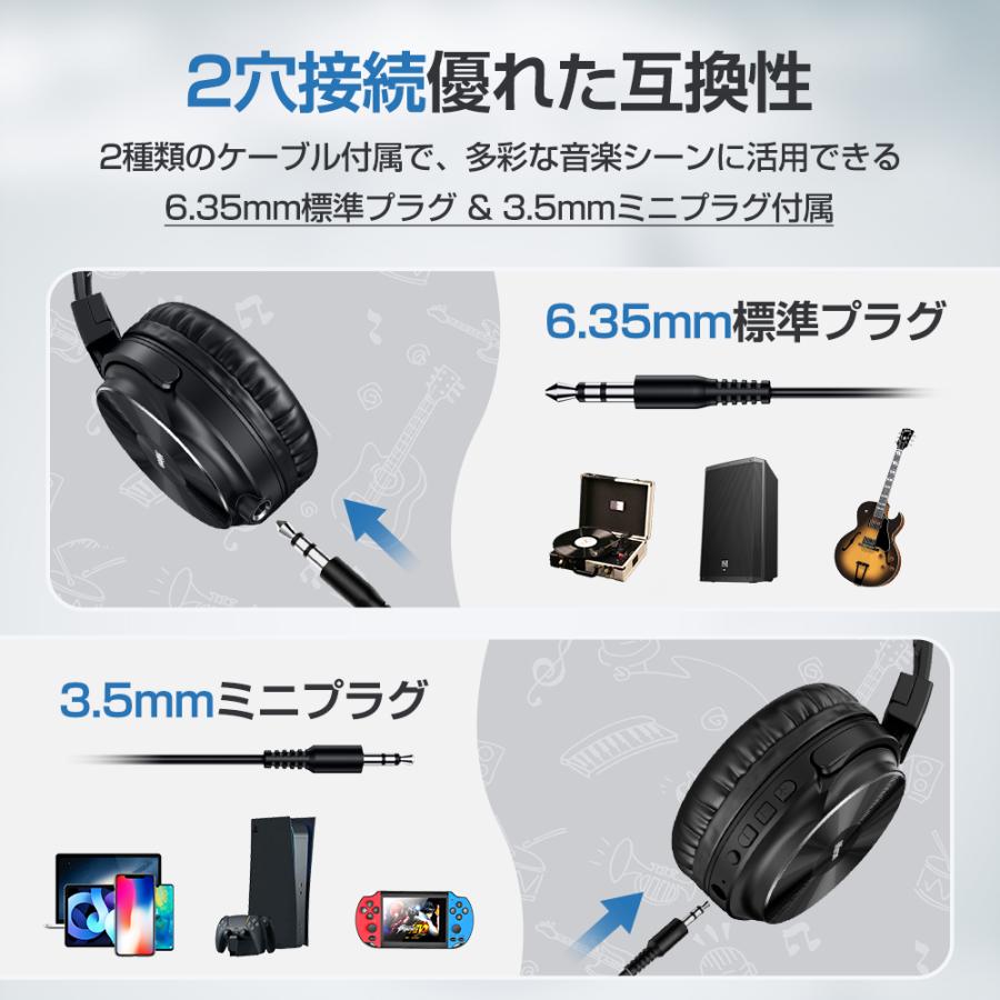 2WAY ワイヤレスヘッドホン ワイヤレスヘッドホン ヘッドホン 無線 有線 Bluetooth 5.0