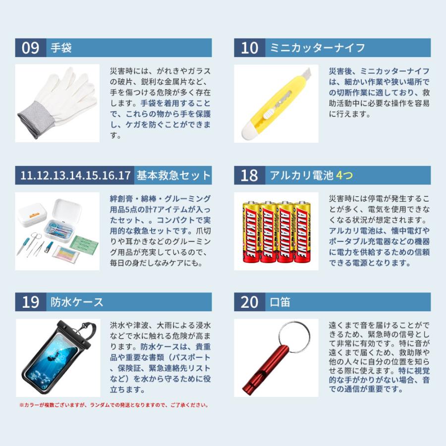 防災セット 持ち出し 1人用 防災セット32点 防災グッズ セット 防災