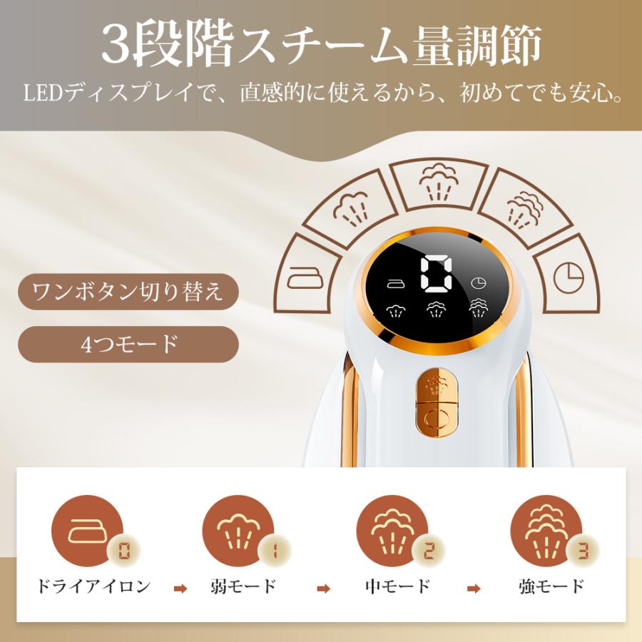 アイロン 10秒立ち上がり スチームアイロン 2WAY 軽い ドライアイロン ハンディ かけたまま 衣類スチーマー 軽量 シワ伸ばし 消臭 除菌 コンパクト 2026 |  | 10