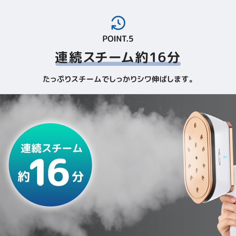 アイロン スチームアイロン ハンディ かけたまま 衣類スチーマー