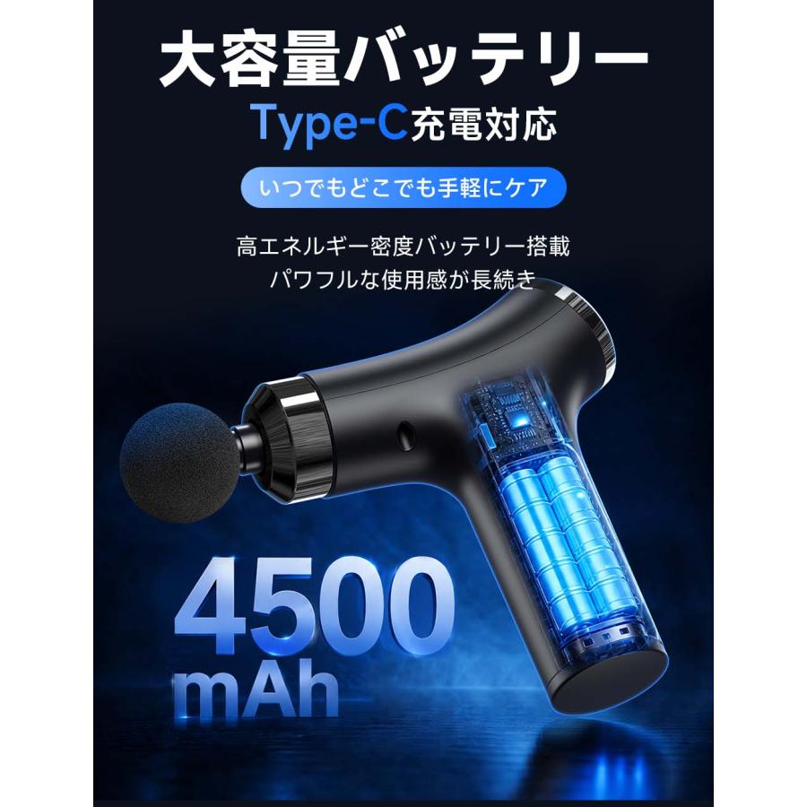 2026年新発売！マッサージガン 軽量 小型 筋膜リリース マッサージ機