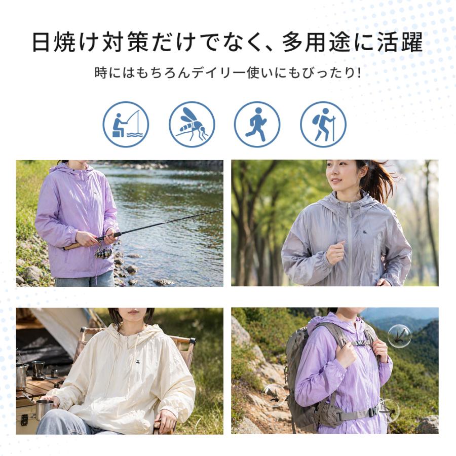 uvカットパーカー ラッシュガード レディース メンズ 接触冷感 涼しい