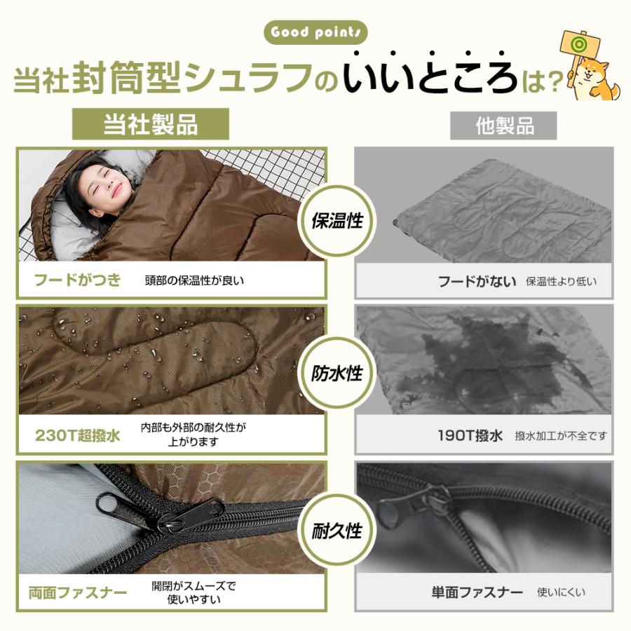 寝袋 冬用 最強 シュラフ 車中泊 グッズ 封筒型 1800g 寝袋 冬用 最強 シュラフ 車中泊 グッズ 封筒型 1800g
