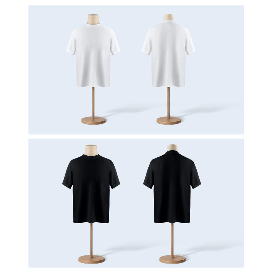 tシャツ メンズ 半袖 無地 Tシャツ レディース 学生 綿100％ 黒 白