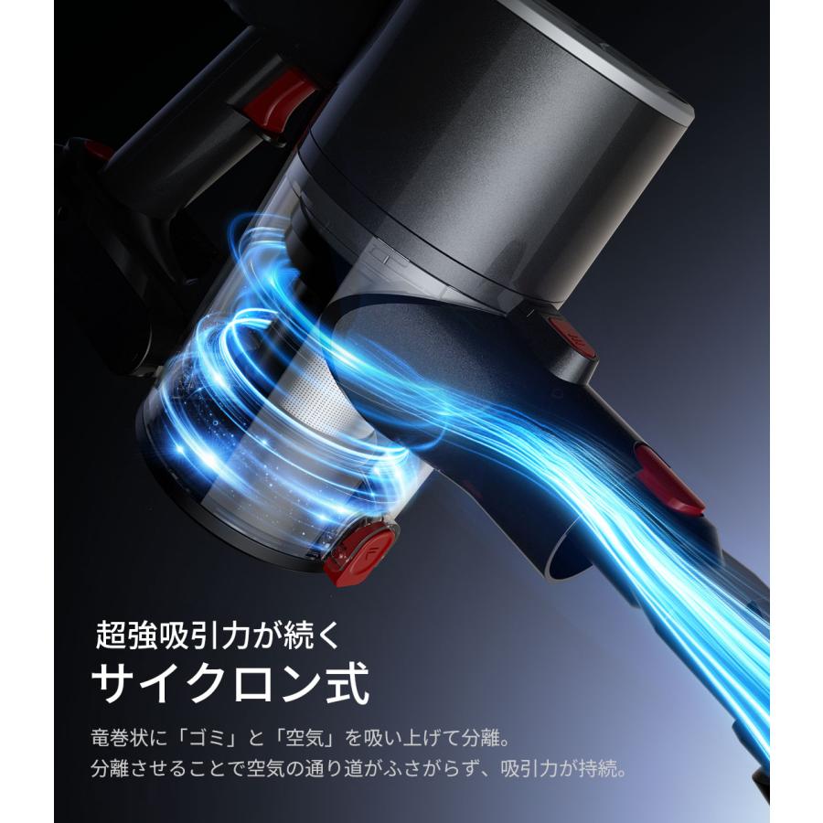 コードレス掃除機 掃除機 コードレス 軽量 LEDライト 液晶ディスプレイ