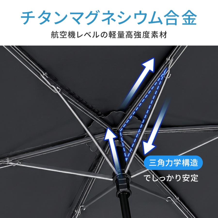 2026新発売】折りたたみ傘 125g 超軽量 日傘 完全遮光 晴雨兼用 100