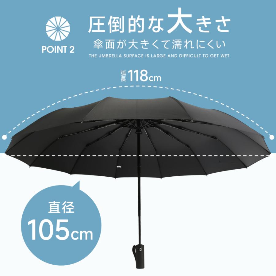 新色追加！】 折りたたみ傘 形状記憶 3秒収納 メンズ 折畳み傘 超軽量