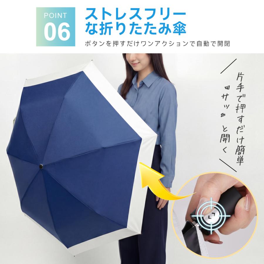 雨傘 折りたたみ傘 形状記憶 3秒たためる 日傘 折り畳み傘 超軽量
