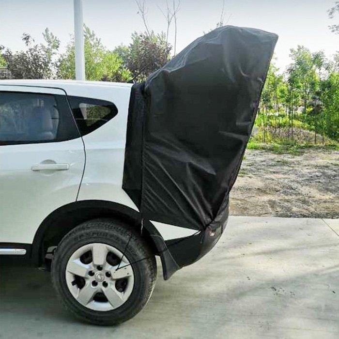 予約販売 本 ハッチバックテント カーサイドテント 車中泊テント Suvテント 車 テント 設営簡単 テント キャンプ サイド 車中泊 カーテン 車用 バックドア用 虫よけネット テントロープ カラー ブラック Www 11thspace Com