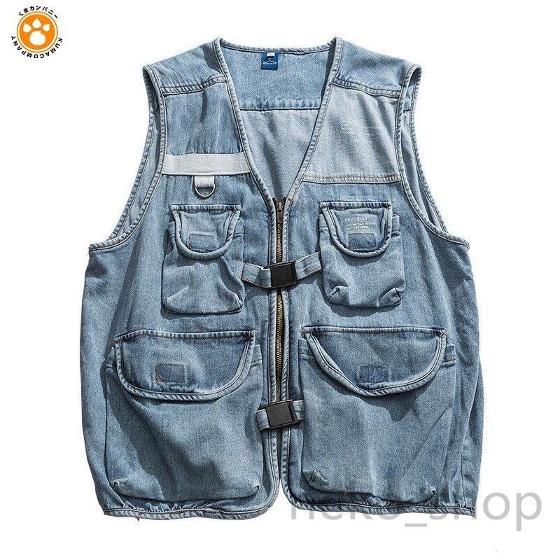 60 Off 新品 ファッション メンズ デニムベスト アウトドアベスト お釣り ベスト撮影 ノースリーブ デニム カジュアル ジャケット 男性用 代30代40代 かっこいい 最安値挑戦 Turningheadskennel Com