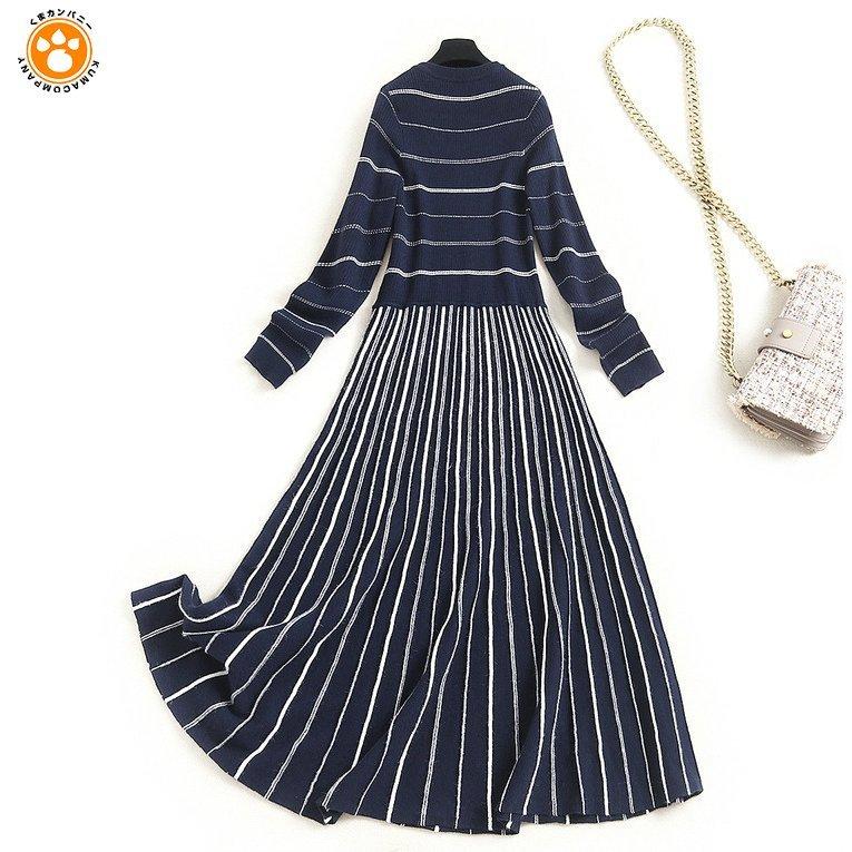 正規店販売 ニットワンピース 秋 冬 ワンピース レディース 大きいサイズ ネイビーお出かけ シンプル パーティースタイル 女子会 可愛い おしゃれ ママ Cit08 配送料無料 Shirleyryan Ca