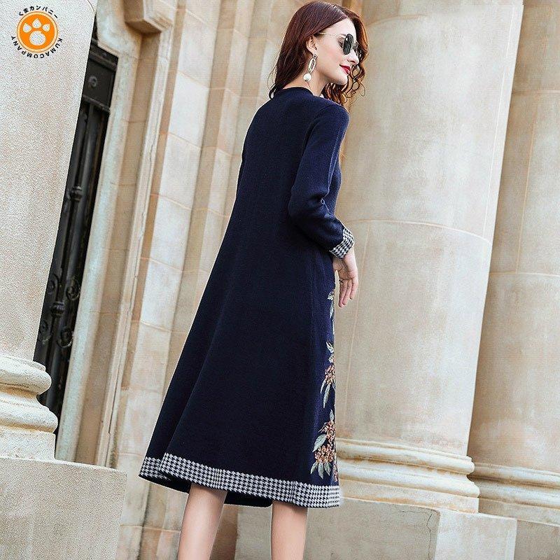 49 割引ブラウン系 M人気が高い 超高級ブランド 千鳥柄レトロワンピース ひざ丈ワンピース ワンピース ブラウン系m Blog Abramge Com Br