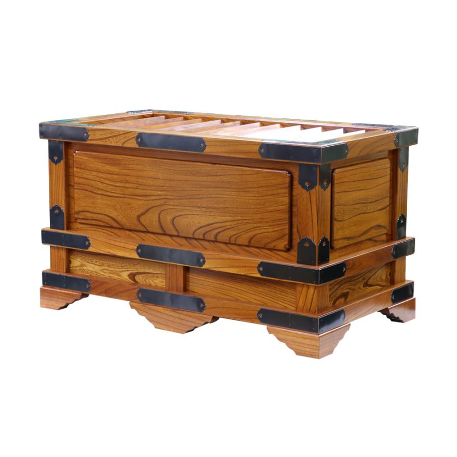 なーむくまちゃん工房 寺院仏具 本欅ムク材賽銭箱 幅4尺 120cm : 仏壇