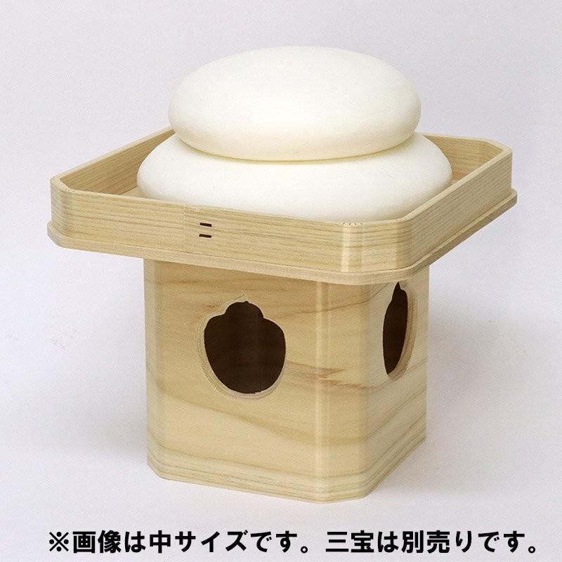 寺院仏具 お鏡餅 樹脂製 大サイズ 白 日本製 国産 キャップ付き_2