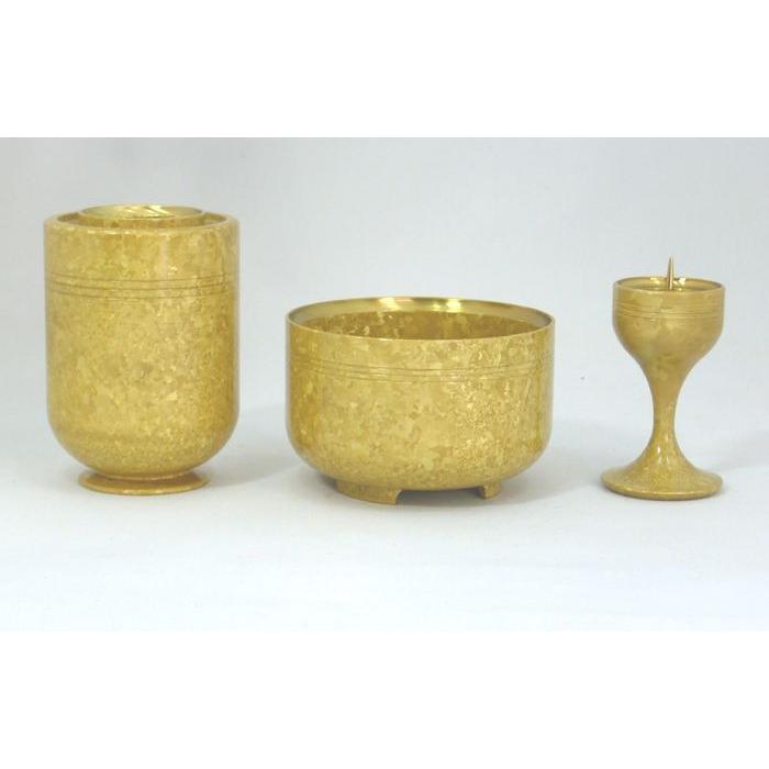 仏具 セット 3点 銅器仏具 はるか 3具足 仏具セット おしゃれ