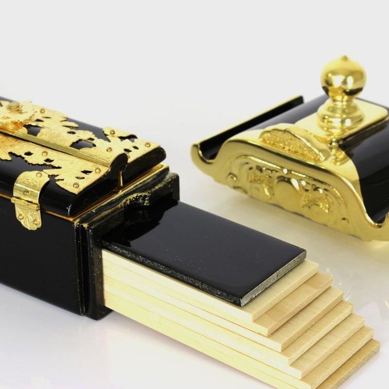 なーむくまちゃん工房 繰り出し位牌 塗り位牌 前金二重回出 3.5寸 高さ