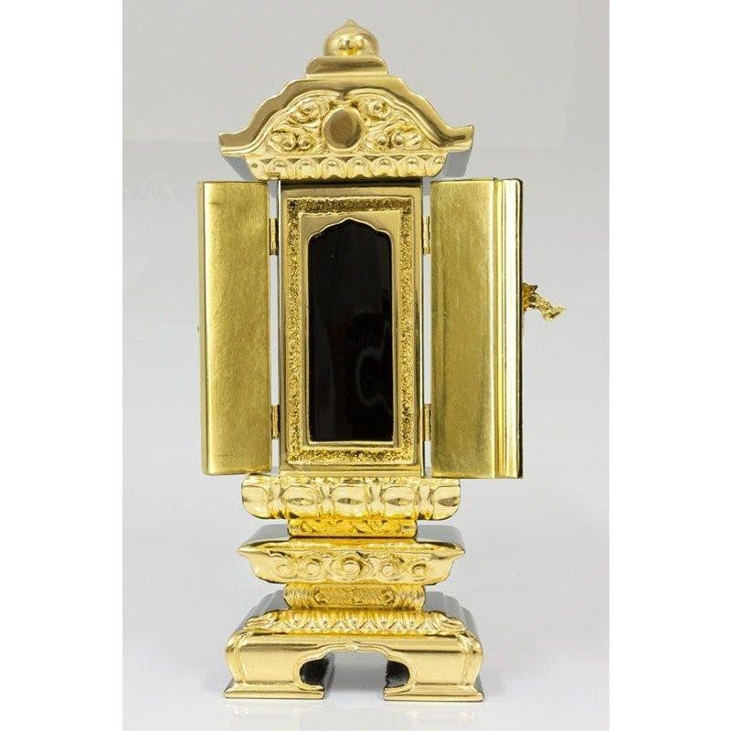 なーむくまちゃん工房 繰り出し位牌 塗り位牌 前金二重回出 3.5寸 高さ