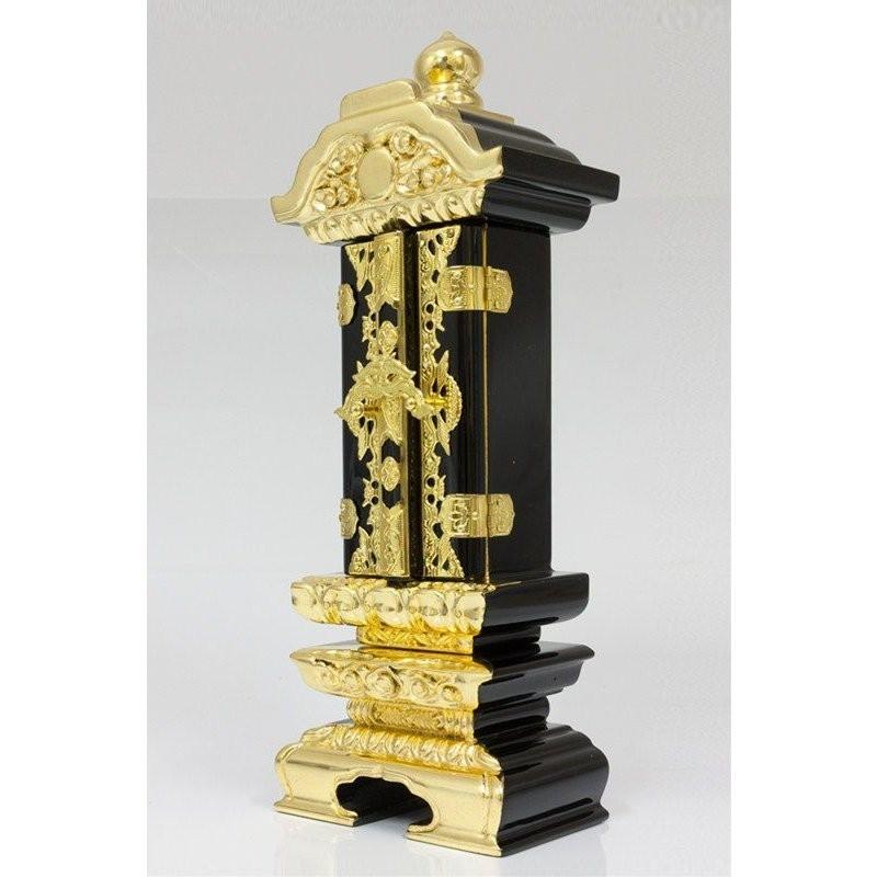 なーむくまちゃん工房 繰り出し位牌 塗り位牌 前金二重回出 3.5寸 高さ