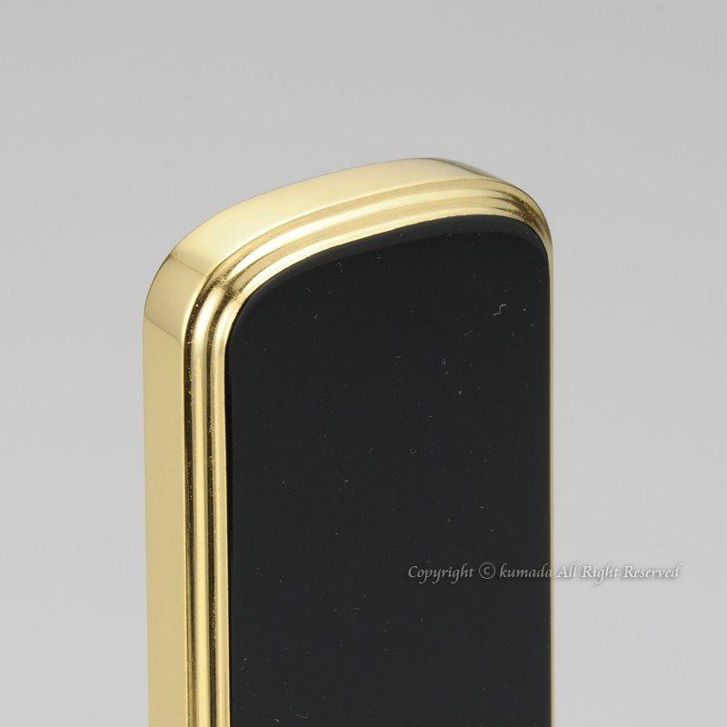 位牌 上塗位牌 三方金猫丸 5寸 5.0寸 高さ:24.5 別上塗り お位牌 位牌 名入れ