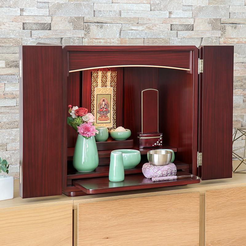 なーむくまちゃん工房 仏壇 コンパクト ミニ仏壇 スピカ 紫檀