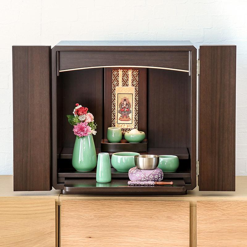 なーむくまちゃん工房 仏壇 コンパクト ミニ仏壇 スピカ 紫檀