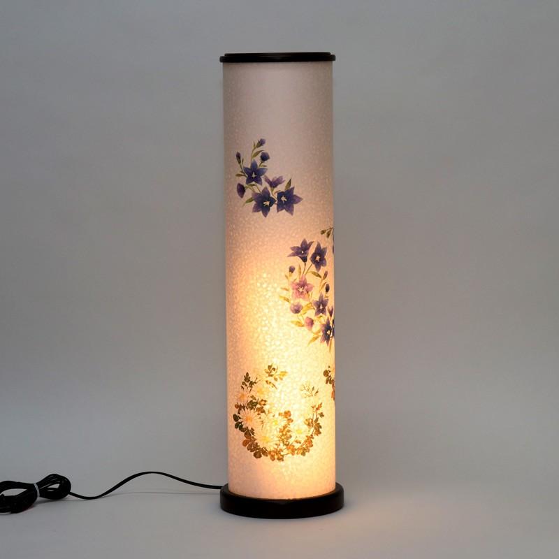 なーむくまちゃん工房 盆提灯 モダン 花丸に桔梗・菊 m33320 盆 