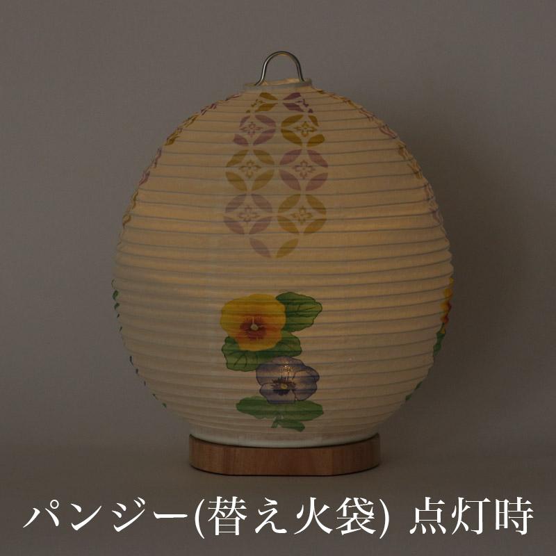 なーむくまちゃん工房 盆提灯 初盆 白紋天 No.1185 岐阜提灯