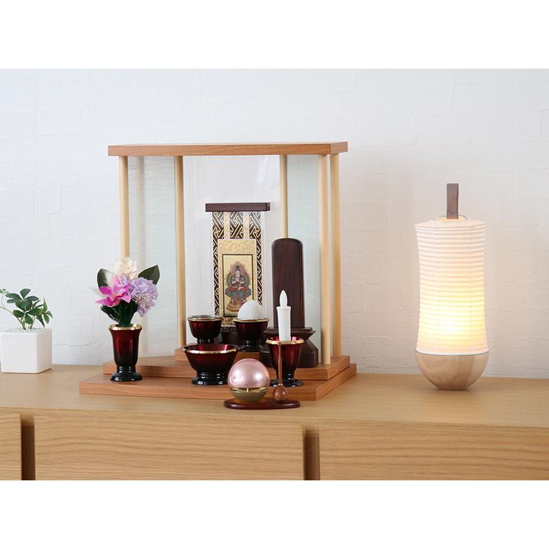 なーむくまちゃん工房 盆提灯 モダン LEDコードレス No.2972