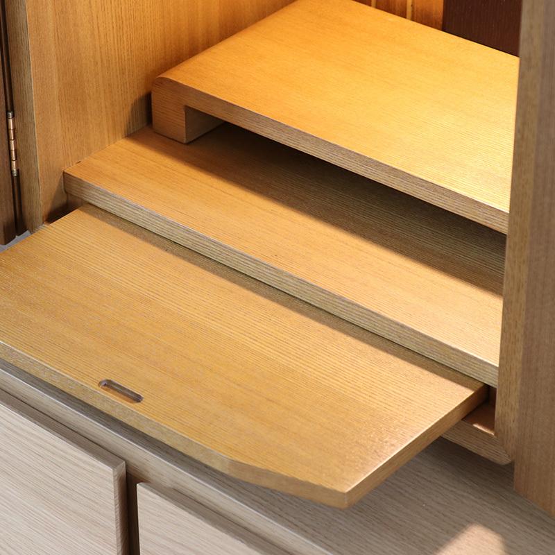カリモク 通次阿山 色絵 蔦 水指 茶道具