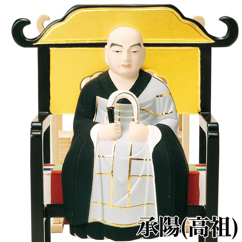 なーむくまちゃん工房 仏像 木製 彩色 承陽大師・常済大師（高祖・太祖