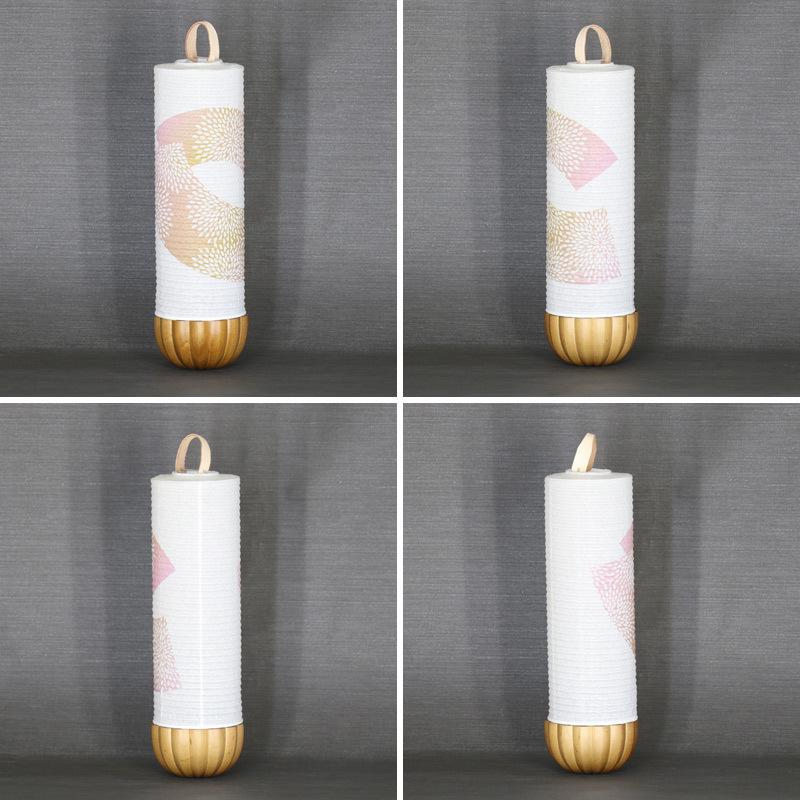 なーむくまちゃん工房 盆提灯 美濃和紙 住吉 レトロ桔梗・扇菊