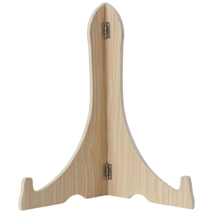 なーむくまちゃん工房 遺影立て 木目 木製 高さ29.5cm 額縁立て 写真