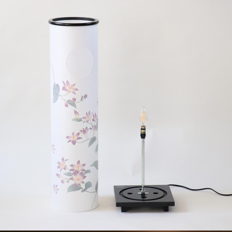 盆提灯 和照灯 杜鵑草 No.2977 モダン LED 行灯 お盆 初盆 岐阜提灯 日本製 国産 照明 ※家紋付きもあり 新盆 盆提灯 小さい お盆 提灯 おしゃれ ミニの画像