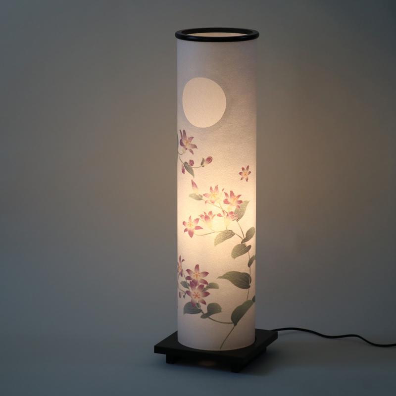 盆提灯 和照灯 杜鵑草 No.2977 モダン LED 行灯 お盆 初盆 岐阜提灯 日本製 国産 照明 ※家紋付きもあり 新盆 盆提灯 小さい お盆 提灯 おしゃれ ミニの画像