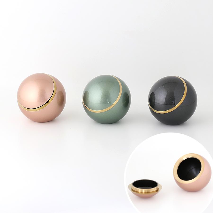 ミニ骨壺 マナージュ ピンクゴールド・モスグリーン・ブラック 国産 終活 骨壷 の商品画像