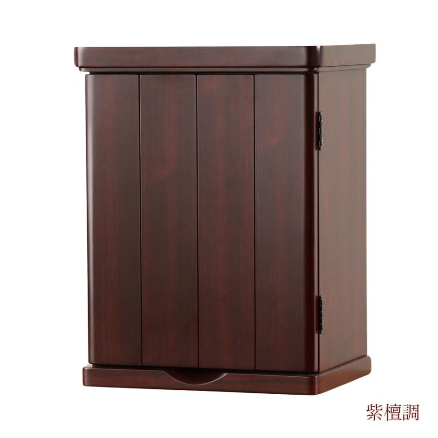 ミニ仏壇 コラム 高さ43cm 家具調仏壇 モダン仏壇 LED 小型仏壇 モダンミニ仏壇 | なーむくまちゃん工房 | 05