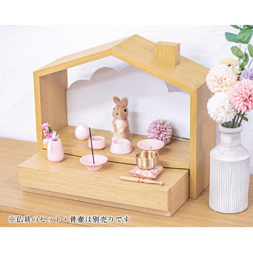 ペット仏具 おりん 3点セット 座布団 真鍮製 かわいい おしゃれ ピンク