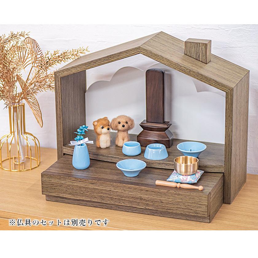 ペット仏具 おりん 3点セット 座布団 真鍮製 かわいい おしゃれ ピンク