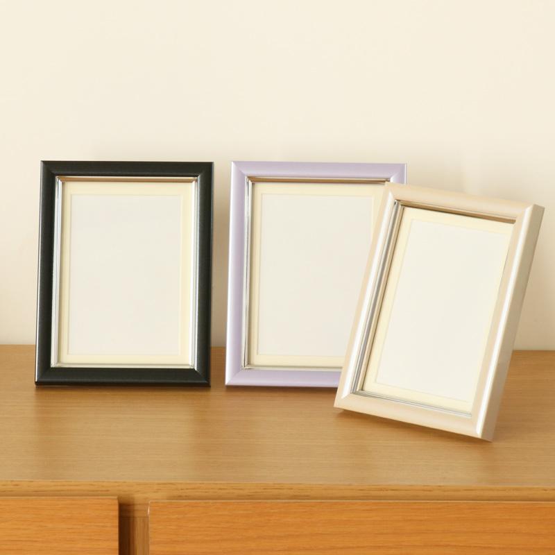 なーむくまちゃん工房 遺影額 L判 マット付（内寸 109×147mm） メール