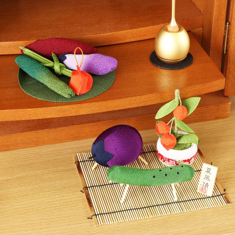 なーむくまちゃん工房 初盆3点セット 新盆セット お盆飾り 白紋天 精霊