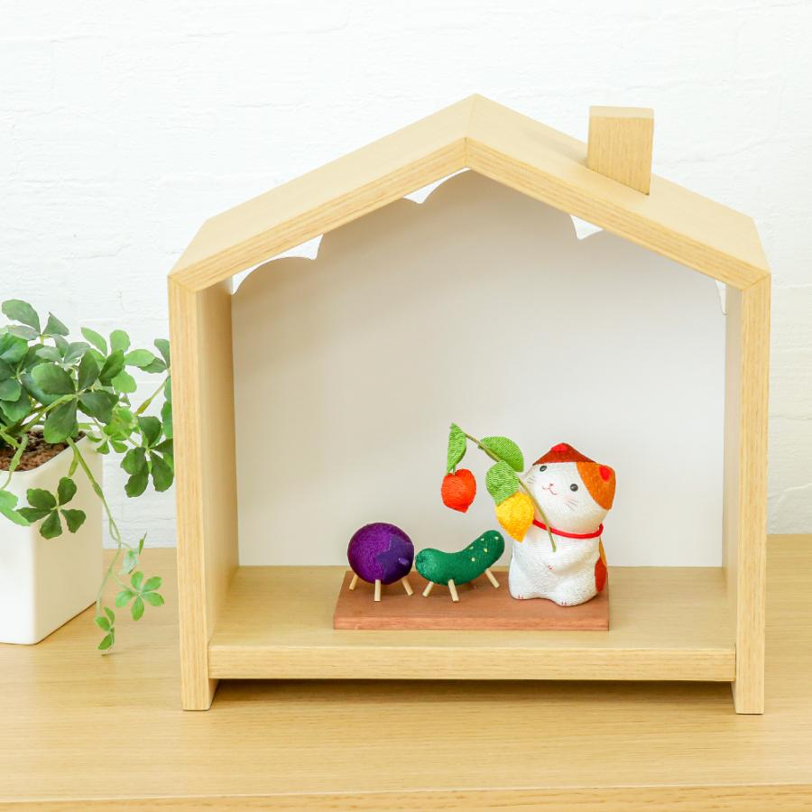 Little ♪ Finds様お盆飾りセットNO59 なーむくまちゃん工房 お盆飾り ちりめん 三毛猫とお盆飾り (40-889