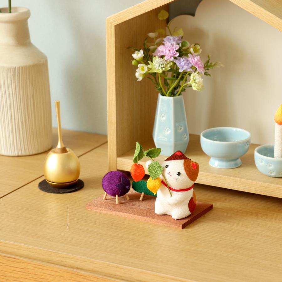 ねこ様お盆飾りセットNO69 ねこ様お盆飾りセットNO69 仏具 お盆 お盆飾りセット にゃんちゃん精霊